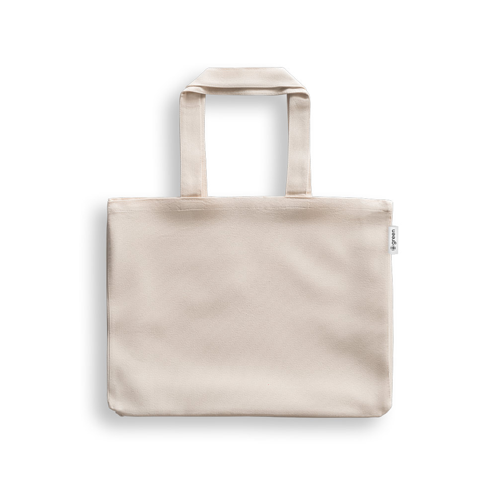 PARMA. Borsa in cotone (50%), cotone riciclato (30%) e poliestere (20% rPET) (280 g/m²)