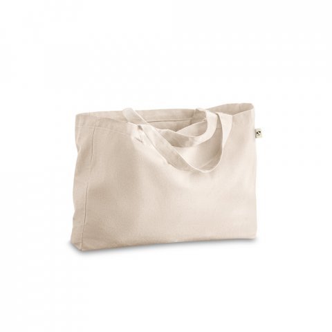 PARMA. Чанта от памук (50%), рециклиран памук (30%) и полиестер (20% rPET) (280 г/м&sup2;) - Лек естествен