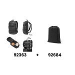 KAMPALA. Laptop-rygs&aelig;k i 900D genbrugspolyester med h&oslash;j densitet, vandafvisende coating og for i 210D genbrugspolyester 17.3"