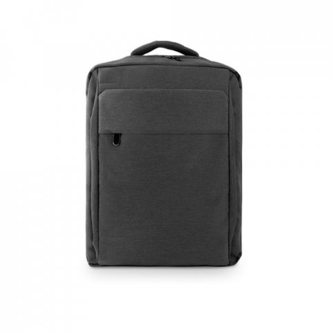 COVENTRY. Potpuno postavljen ranac za laptop od 300D recikliranog poliestera visoke gustine i postavom od 210D recikliranog poliestera 15.6" - Tamno siva