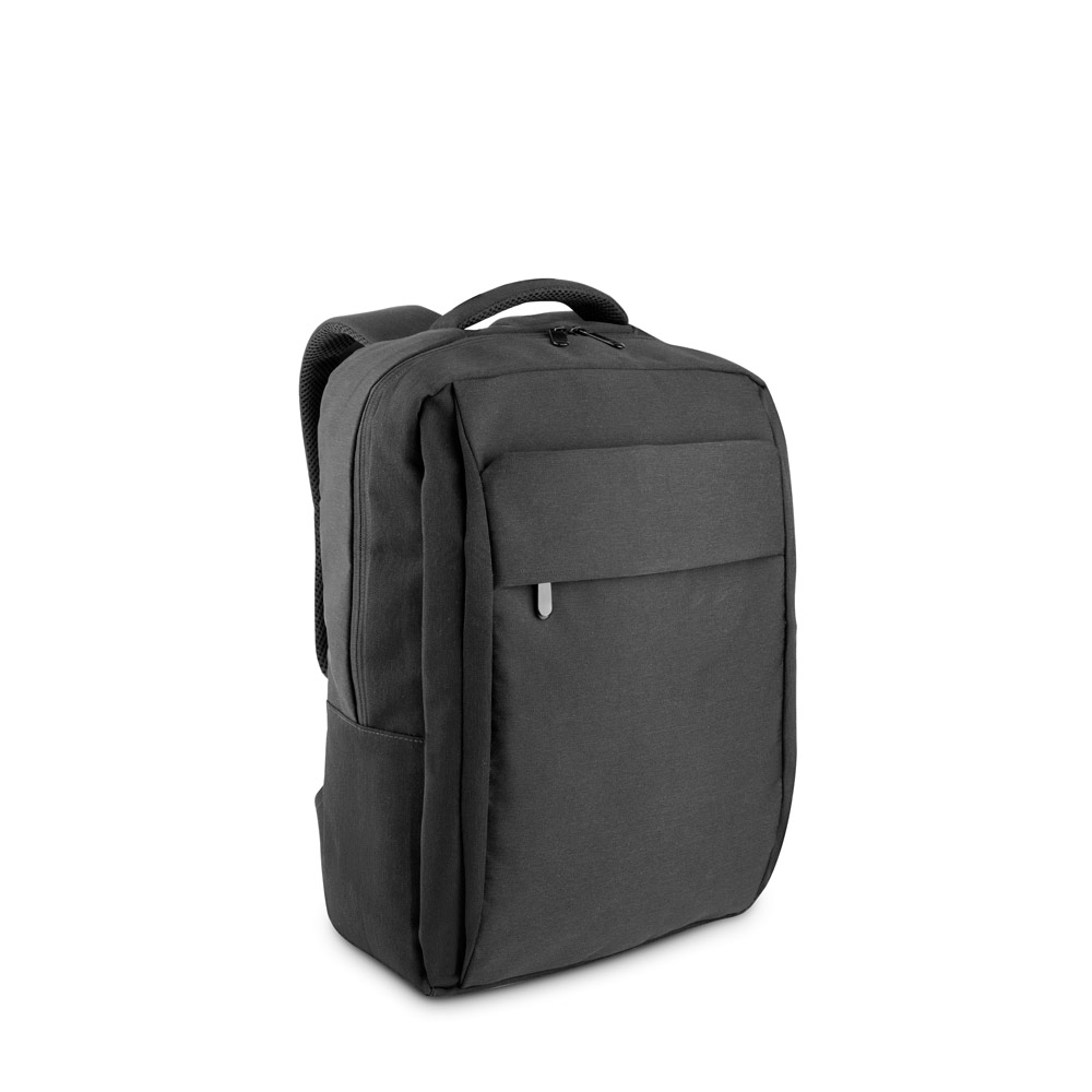 COVENTRY. Zaino porta laptop completamente imbottito in poliestere riciclato ad alta densità 300D e fodera in poliestere riciclato 210D 15.6'