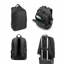 DRAMMEN. Раница за лаптоп от 600D рециклиран полиестер с висока плътност