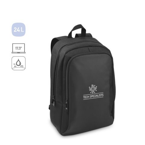 DRAMMEN. Laptop-rygs&aelig;k i high-density 600D genanvendt polyester