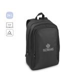 DRAMMEN. Laptop-rygs&aelig;k i high-density 600D genanvendt polyester