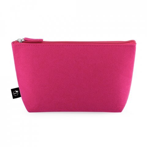 MALLORCA. Bolsa multiusos de fieltro reciclado (100% rPET) - Rosa