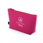 MALLORCA. Bolsa multiusos de fieltro reciclado (100% rPET) - Rosa