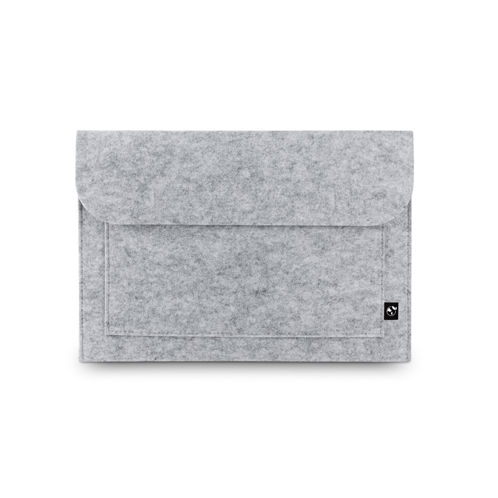 FELPY SLEEVE. Custodia per computer in feltro riciclato (100% rPET)