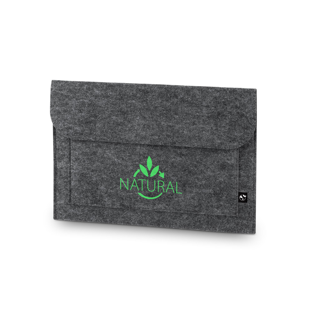 FELPY SLEEVE. Custodia per computer in feltro riciclato (100% rPET)