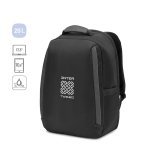 YANGON BPACK. Ranac protiv krađe od kepera sa vodoodbojnim premazom i recikliranim poliesterom visoke gustine 600D, za laptop od 17,3"