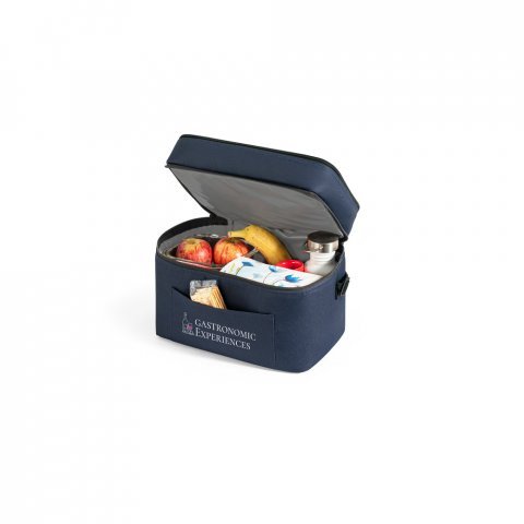 CANCUN LARGE. Kylv&auml;ska i 600D, &aring;tervunnen polyester, med justerbar v&auml;vband 14 L - Bl&aring;