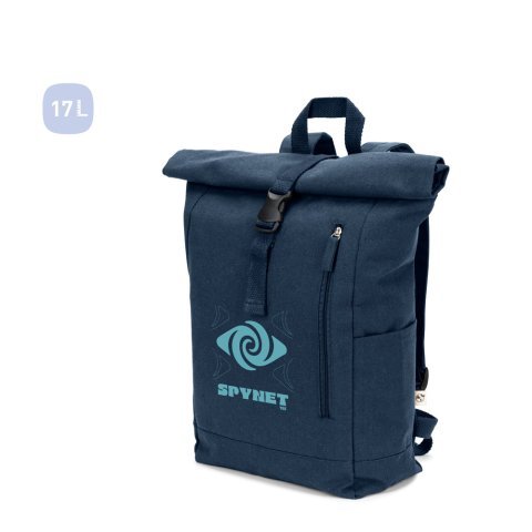 SAINT. Roll-top-ryggs&auml;ck i &aring;tervunnen bomull och &aring;tervunnen polyester (380 g/m&sup2;)