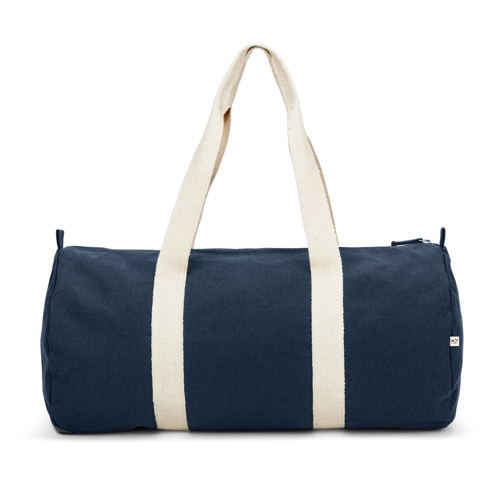 SAINT SPORT. Borsa sportiva in cotone riciclato e poliestere riciclato (380 g/m²)