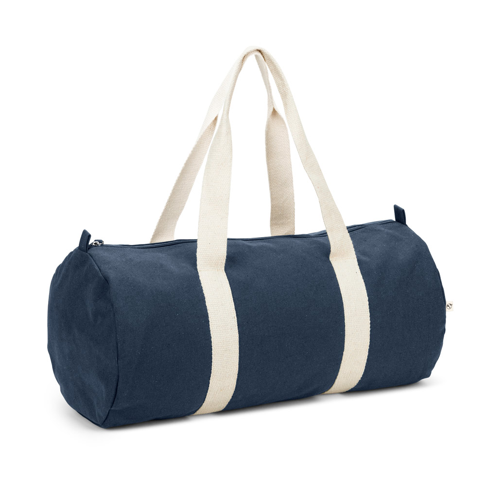 SAINT SPORT. Borsa sportiva in cotone riciclato e poliestere riciclato (380 g/m²)