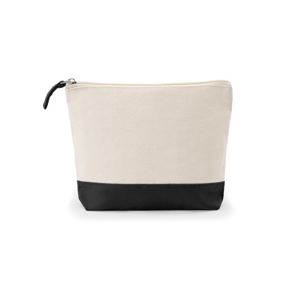 DAPHNE. Borsa per cosmetici 100% cotone(340 g/m²) bicolore