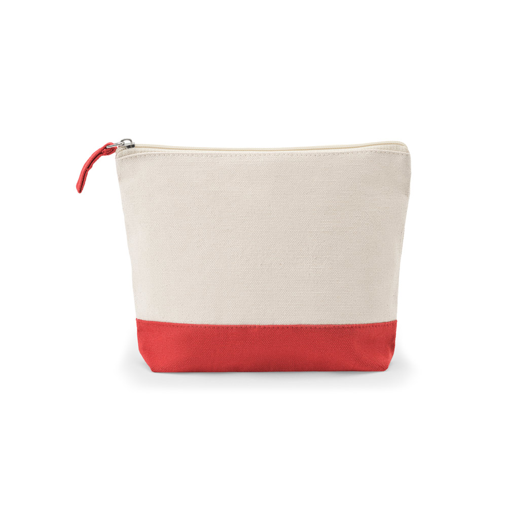 DAPHNE. Borsa per cosmetici 100% cotone(340 g/m²) bicolore