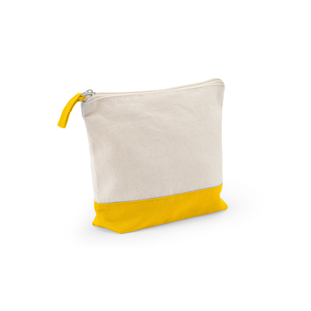 DAPHNE. Borsa per cosmetici 100% cotone(340 g/m²) bicolore