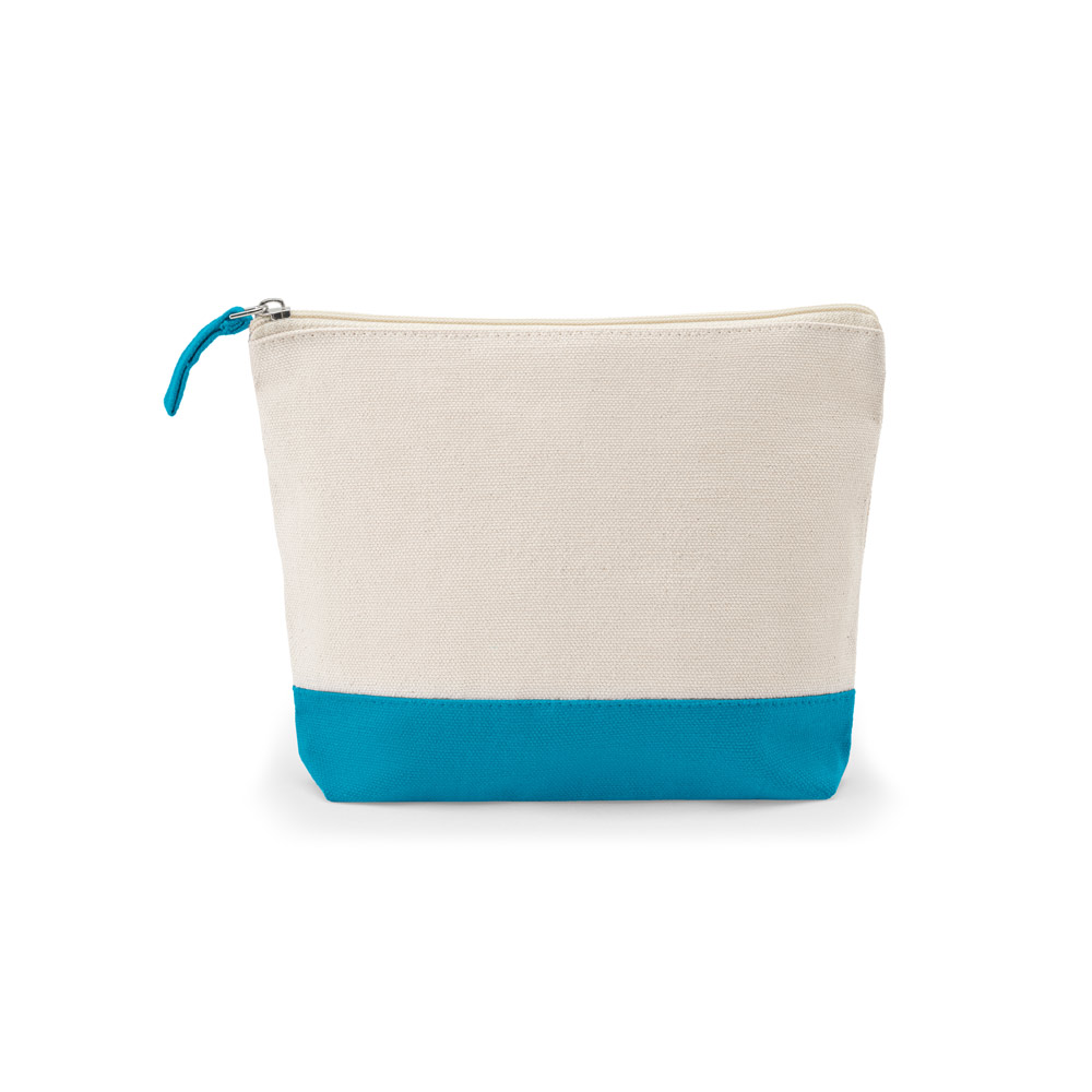 DAPHNE. Borsa per cosmetici 100% cotone(340 g/m²) bicolore