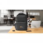 COPENHAGEN. Ranac od vodoodbojnog recikliranog kepera sa dva velika prednja džepa 17.3"