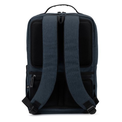 GLASGOW. Zaino per laptop (17") realizzato in poliestere riciclato 600D ad alta densit&agrave; (20 L) - Blu