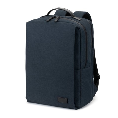 GLASGOW. Zaino per laptop (17") realizzato in poliestere riciclato 600D ad alta densit&agrave; (20 L) - Blu