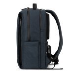 GLASGOW. Zaino per laptop (17") realizzato in poliestere riciclato 600D ad alta densit&agrave; (20 L) - Blu