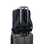 GLASGOW. Zaino per laptop (17") realizzato in poliestere riciclato 600D ad alta densit&agrave; (20 L) - Blu
