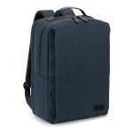 GLASGOW. Zaino per laptop (17") realizzato in poliestere riciclato 600D ad alta densit&agrave; (20 L) - Blu