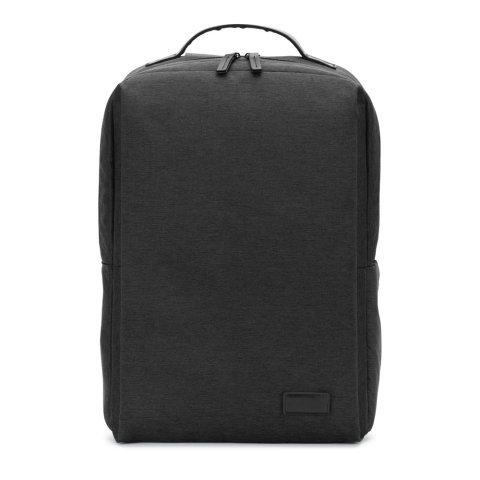 GLASGOW. Zaino per laptop (17") realizzato in poliestere riciclato 600D ad alta densit&agrave; (20 L) - Grigio scuro 
