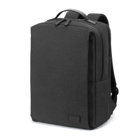 GLASGOW. Zaino per laptop (17") realizzato in poliestere riciclato 600D ad alta densit&agrave; (20 L) - Grigio scuro 
