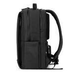 GLASGOW. Zaino per laptop (17") realizzato in poliestere riciclato 600D ad alta densit&agrave; (20 L) - Grigio scuro 