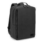 GLASGOW. Zaino per laptop (17") realizzato in poliestere riciclato 600D ad alta densit&agrave; (20 L) - Grigio scuro 