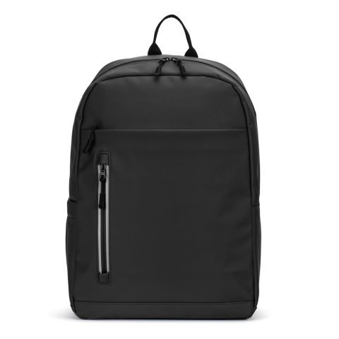 NOUMEA. Zaino per laptop (16") in PU, con cerniere resistenti all'acqua - Nero