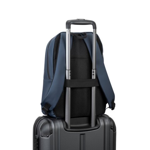 NOUMEA. Zaino per laptop (16") in PU, con cerniere resistenti all'acqua - Blu
