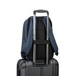 NOUMEA. Zaino per laptop (16") in PU, con cerniere resistenti all'acqua - Blu