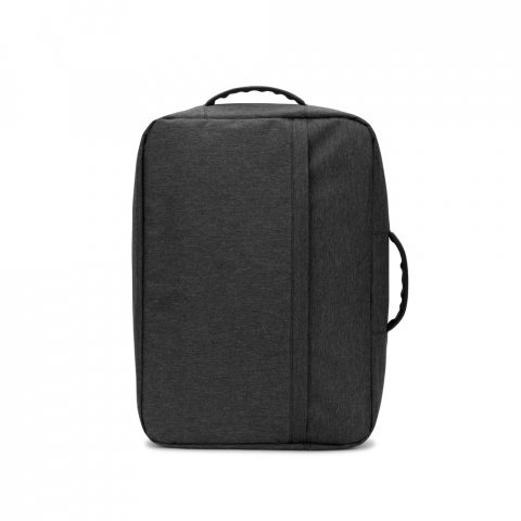 NIAMEY. Ranac za laptop od 15,6" od recikliranog poliestera visoke gustine 300D - Tamno siva