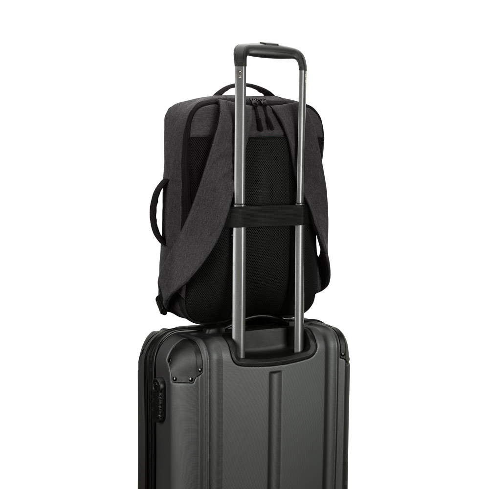 NIAMEY. Zaino per laptop da 15.6" in poliestere riciclato 300D ad alta densità