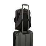 NIAMEY. Ranac za laptop od 15,6" od recikliranog poliestera visoke gustine 300D - Tamno siva