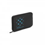 Newcastle BAG. Borsa organizer in poliestere riciclato 600D ad alta densit&agrave; con spazioso scomparto principale per accessori tecnologici - Grigio scuro 