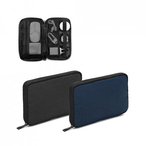 Newcastle BAG. Borsa organizer in poliestere riciclato 600D ad alta densit&agrave; con spazioso scomparto principale per accessori tecnologici