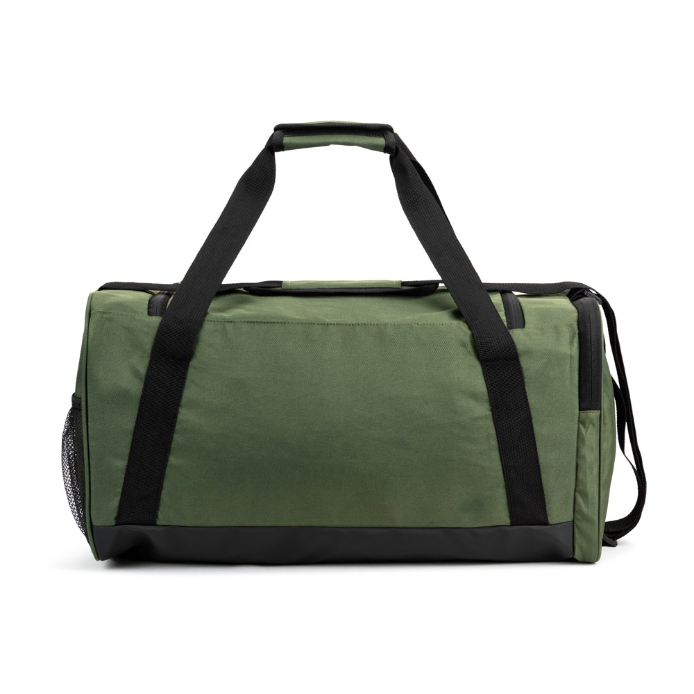 FARO. Borsa sportiva in cotone riciclato e poliestere riciclato (380 g/m²)