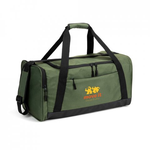 FARO. Sportv&auml;ska i h&ouml;gdensitets 600D &aring;tervunnen polyester - M&ouml;rkgr&ouml;n