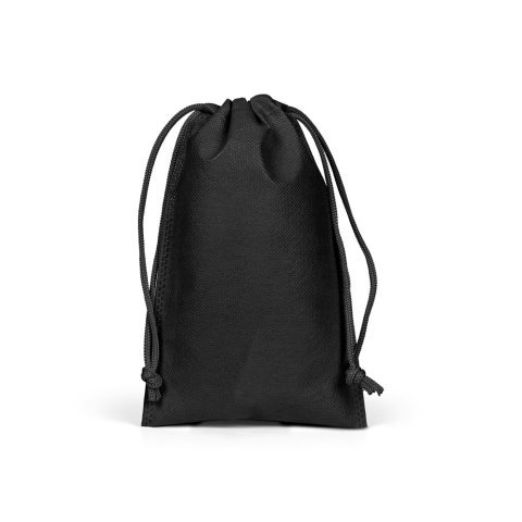 GIFT BAG S. Liten v&auml;rmef&ouml;rseglad non-woven-p&aring;se (60 g/m&sup2;) - Svart