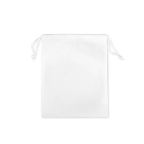 GIFT BAG M. K&ouml;zepes m&eacute;retű;nem szőtt zs&aacute;k (60 g/m&sup2;);hővel lez&aacute;rva - Feh&eacute;r