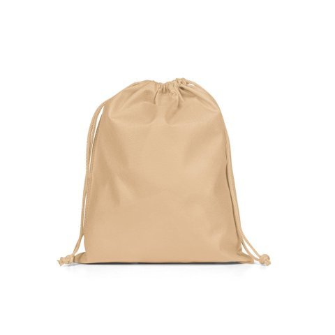 GIFT BAG M. K&ouml;zepes m&eacute;retű;nem szőtt zs&aacute;k (60 g/m&sup2;);hővel lez&aacute;rva - Vil&aacute;gos barna