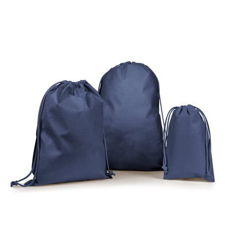 GIFT BAG L. Stor v&auml;rmef&ouml;rseglad non-woven-p&aring;se (60 g/m&sup2;) - Bl&aring;