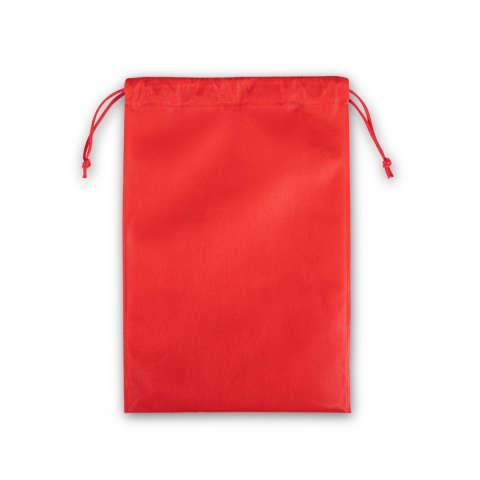 GIFT BAG L. Stor v&auml;rmef&ouml;rseglad non-woven-p&aring;se (60 g/m&sup2;) - R&ouml;d