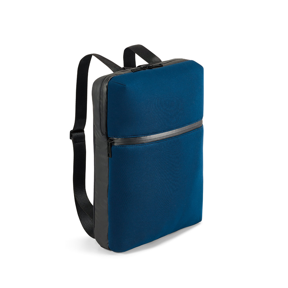 URBAN BACKPACK. Zaino porta PC 14'' in soft shell e tela cerata