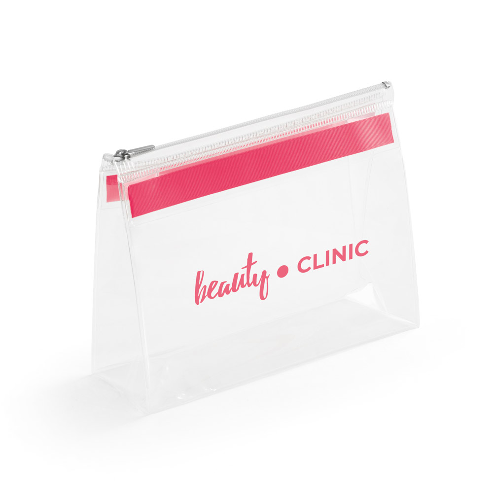 CHASTAIN. Pochette in EVA trasparente con cerniera