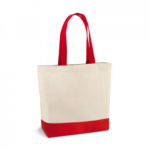 EDMONTON. Bolsa de lona 100% algod&oacute;n (280 g/m&sup2;) - Rojo