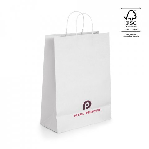 CITADEL. Pappersp&aring;se i kraftpapper (90 g/m&sup2;) - Vit